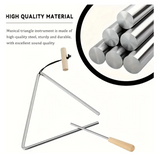PSM 10cm Percussion Triangle with Striker – Clear, Bright Tone