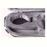 PSM Oblong Pro Violin Case with Back Straps and Lock 4/4 Size Black with Grey Interior