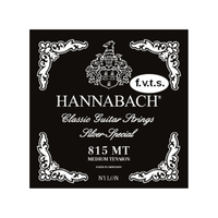 Hannabach 815 Medium Tension Silver Classical Guitar Strings