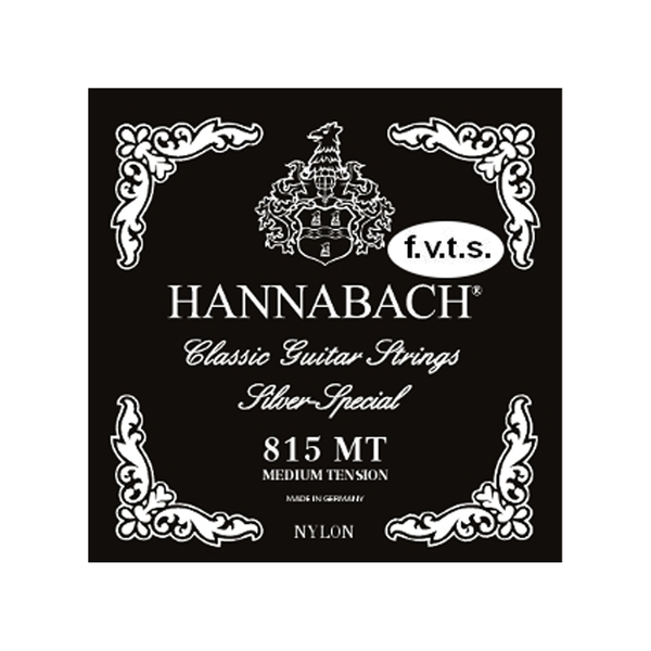 Hannabach 815 Medium Tension Silver Classical Guitar Strings