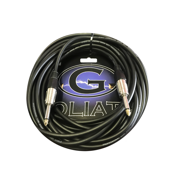 Goliath Jack to Jack Instrument Cable TS Mono 1/4" Cable