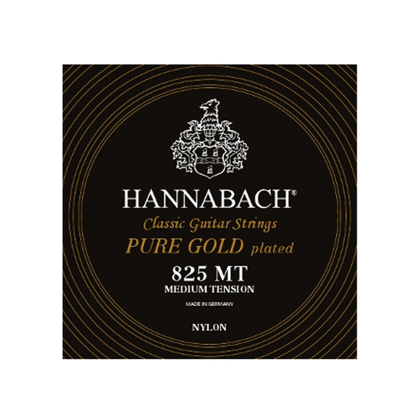 Hannabach 825 Pure Gold Plated Classical Guitar Strings